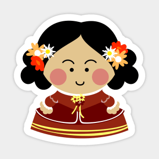 Menina (Lady In Waiting) Sticker